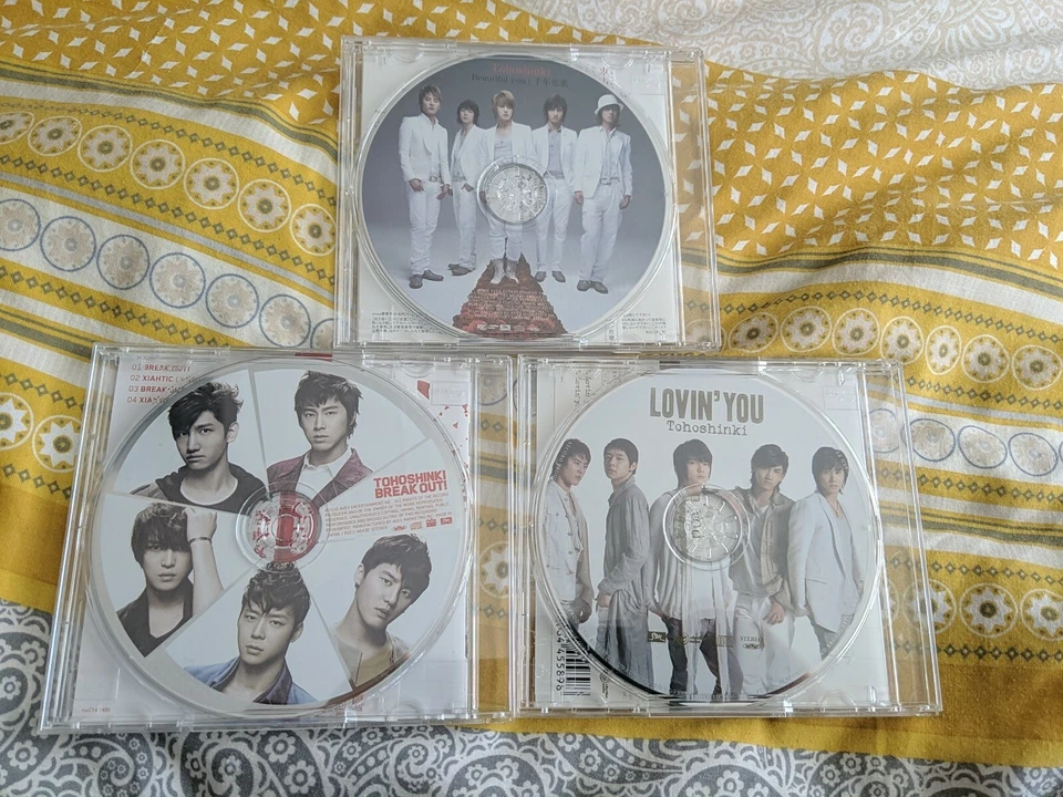 TVXQ DBSK Tohoshinki Lot Of 3 Bigeast Japanese Singles - Image 2 of 2