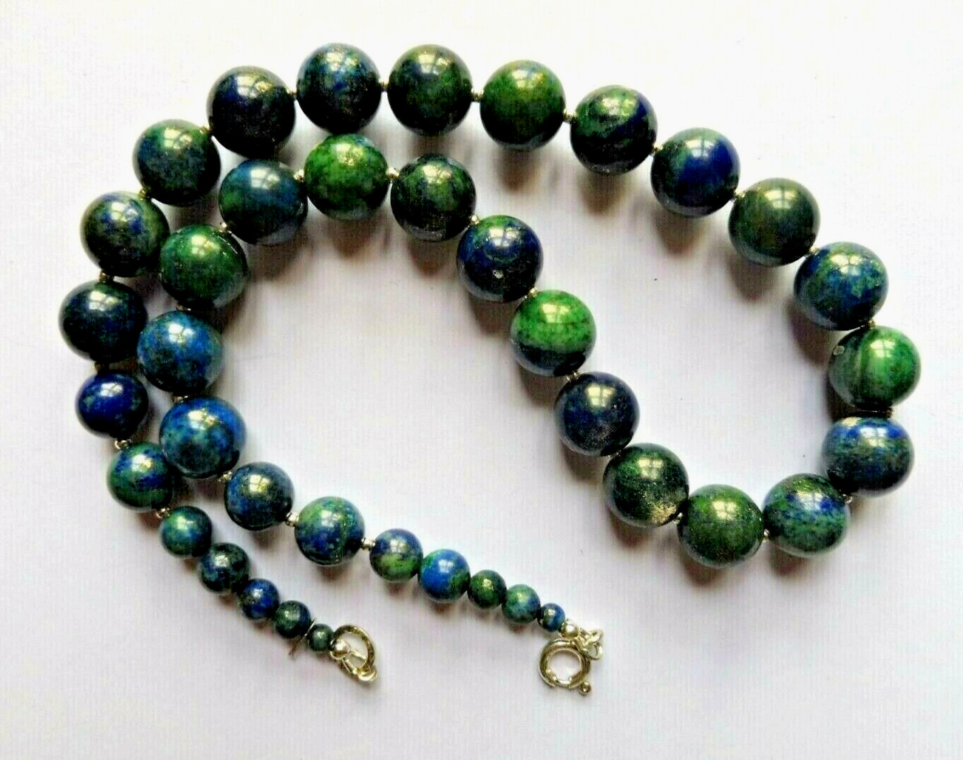 Collier azurite malachite bleue et verte pour sublimer vos tenues d'été