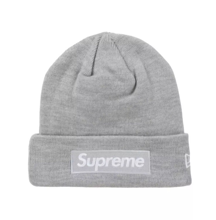 帽子 Supreme New Era Box Logo Beanie Grey SUPREME/ NEW ERA BOX LOGO BEANIE GREY OS FW24 WEEK 17 BRAND