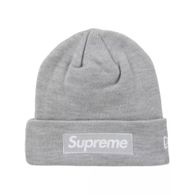 SUPREME / NEW ERA BOX LOGO BONNET GRIS OS FW24 SEMAINE 17 NEUF