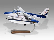 De Havilland Canada DHC-6-400 Twin Otter Viking Wood Airplane Model Small 1/72