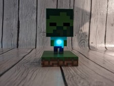 Minecraft ICONS Zombie Night Light Lamp 3D Character Figure
