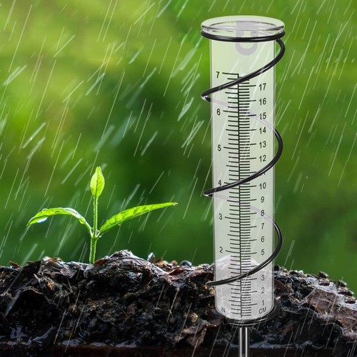 Rain Gauge Test Tube Water Measure Decorative Gauges for Yard Baby - Picture 5 of 12