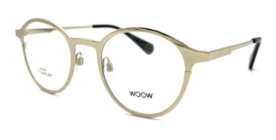 NEW WOOW DÉJÀ VU 2 901 SHINY YELLOW GOLD AUTHENTIC EYEGLASSES 47 - 22 - 145