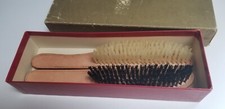 Detroit, MI Vintage Quality Brush Set HIS  HERS Leather Clothes/Shoe Brushes