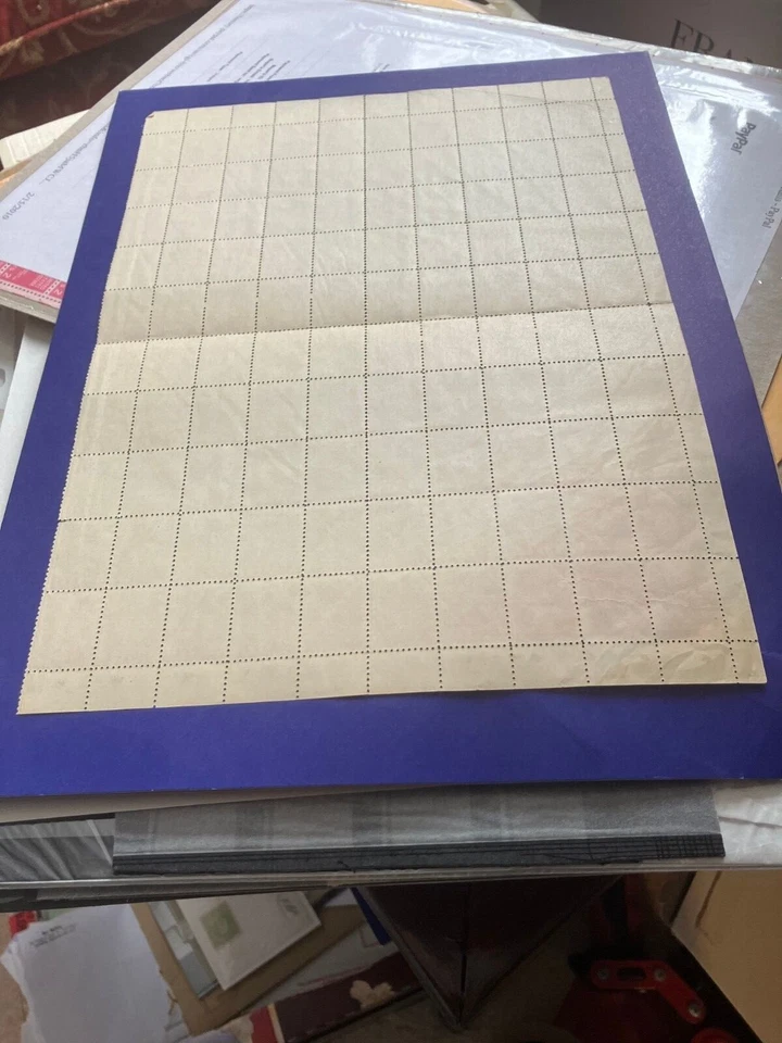 China ROC 1944 $1 rosa opaca franqueo debido hoja de sello de 100 como nuevo N/H NGAI  Foto 2 de 4