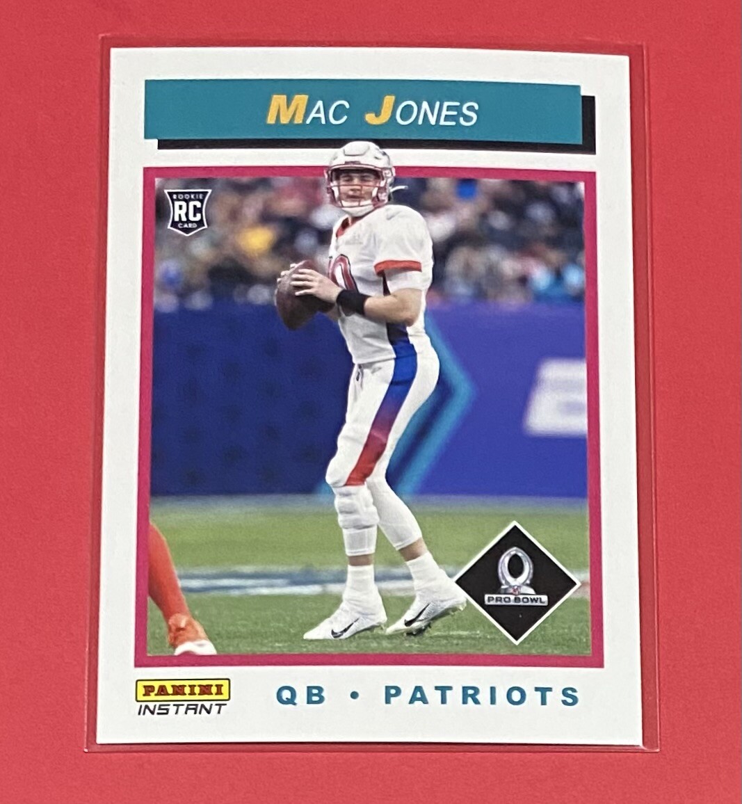 2021 Panini Instant Mac Jones Rookie Card PRO BOWL 1/639 SP Patriots #PB1 RC 🔥