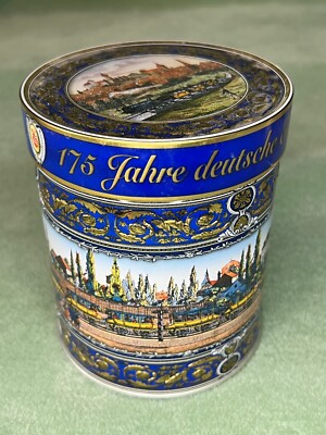 GERMAN COLLECTABLE BISCUIT TIN:  E OTTO SCHMIDT 2011