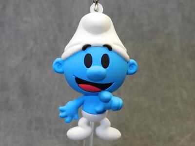 Smurfs NEW * Jokey Smurf Clip * Blind Bag Cartoon Key Chain