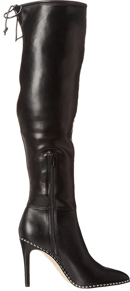 Botas BCBGENERATION Hilanda Tachonadas Punta Sobre la Rodilla EE. UU. 7 Usadas Una Vez Foto 2 de 4