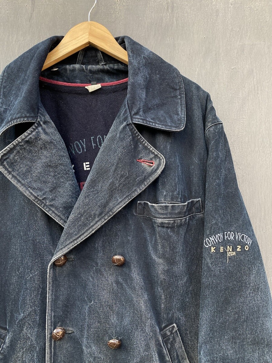 Kenzo Jeans Vintage Convoy for victory double breasted