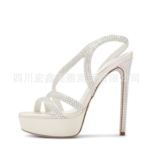 2025 neue modische ultrahohe Damen-Hausschuhe Plateau offene Zehenpartie Schuhe - Bild 5 von 26