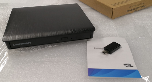 External ODD & HDD Device USB 3.0 - Black Model ECD819-SU3 Laurensory DVD CD