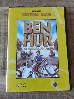 Ben Hur La Pelicula Animada Universal - DVD Español Ingles Region 2