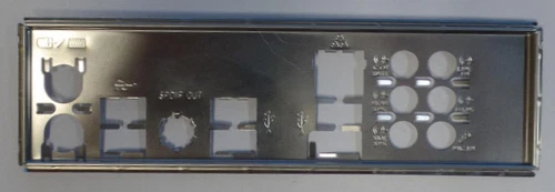 ASUS P5QL Pro Blende - Slotblech - IO Shield   #26759