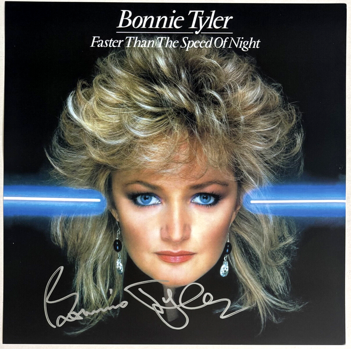 BONNIE TYLER * FASTER THAN THE SPEED OF NIGHT * LIMITED RED VINYL