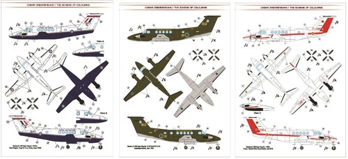 Beechcraft 200 Super King Air Model Kit Avión Escala 1:72 A&A Modelos AA7224 - Imagen 8 de 8