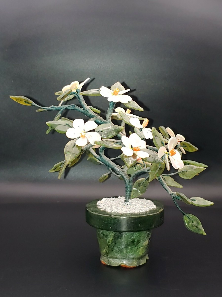 和田碧玉玛瑙红珊瑚多宝树 Chinese Hetian Jade Jasper Agate Red