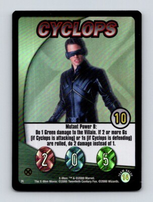 CYCLOPS 2000 Wizards Marvel X-Men Trading Card #P1