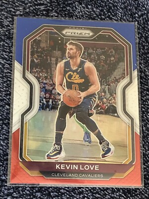 2020-21 Panini Prizm Red White Blue Kevin Love #242 Cleveland