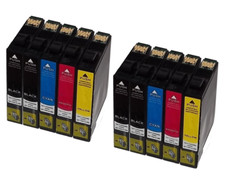 10 cartucce stampante per Epson Stylus DX4450 DX7400 DX7000f DX7450 DX8450 DX9400F
