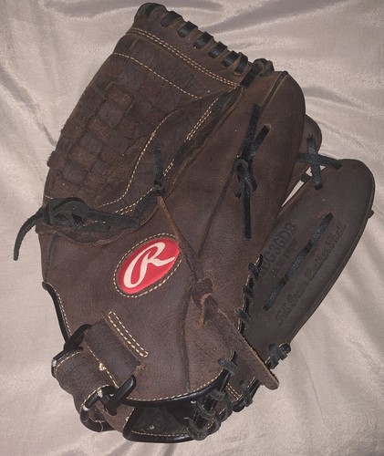 Rawlings Full Grain Leather Baseball Glove RBG36DB 12 1/2” RHT Right Hand Throw - Picture 5 of 8