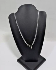 VTG Sarah Coventry Signed  Silver Tone Chain Necklace Medium length    24"