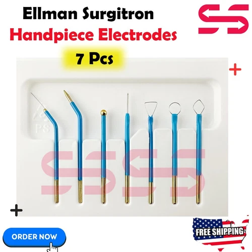 Ellman Cautery Electrodes Set of 7 - Reusable - Tungsten Tips New CE - product listing photo