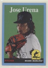 2019 Topps Archives 1958 Design Blue 19/25 Jose Urena #32 0jd0