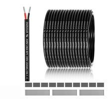 20 Gauge 2 Conductor Electrical Wire 150FT, UL 2464 20 AWG