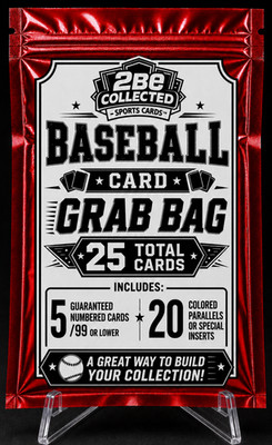 MLB Baseball Card Hot Pack   25 Cards - 5 Guaranteed Numbered Cards - NO BASE