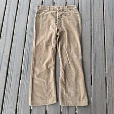 Vintage Levis MENS 34x28 White Tab Brown Velvet Velour Bootcut Flare Pants