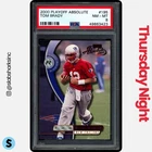 2000 PLAYOFF ABSOLUTE #195 TOM BRADY RC ROOKIE /3000 PSA 8