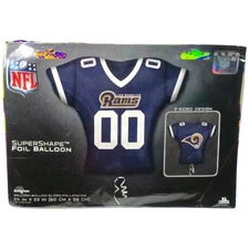 NFL St Louis Rams Helium Balloon, Party Supplies, Football Jersey