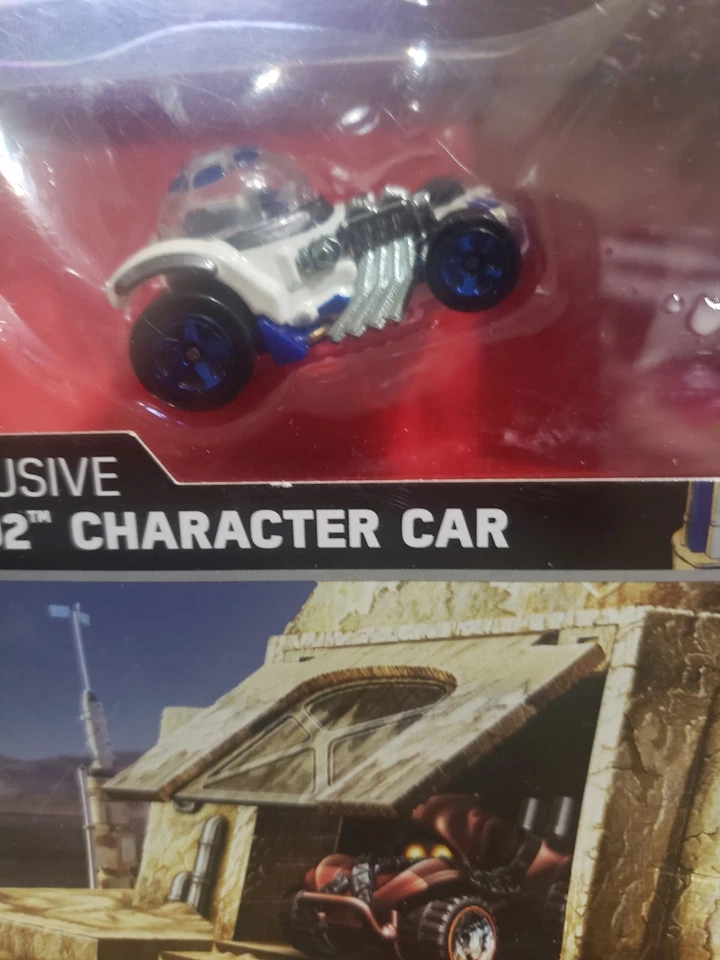 STAR WARS Hot Wheels Mos Eisley Junction Playset Die-Cast R2-D2 Car New - Image 2 of 4