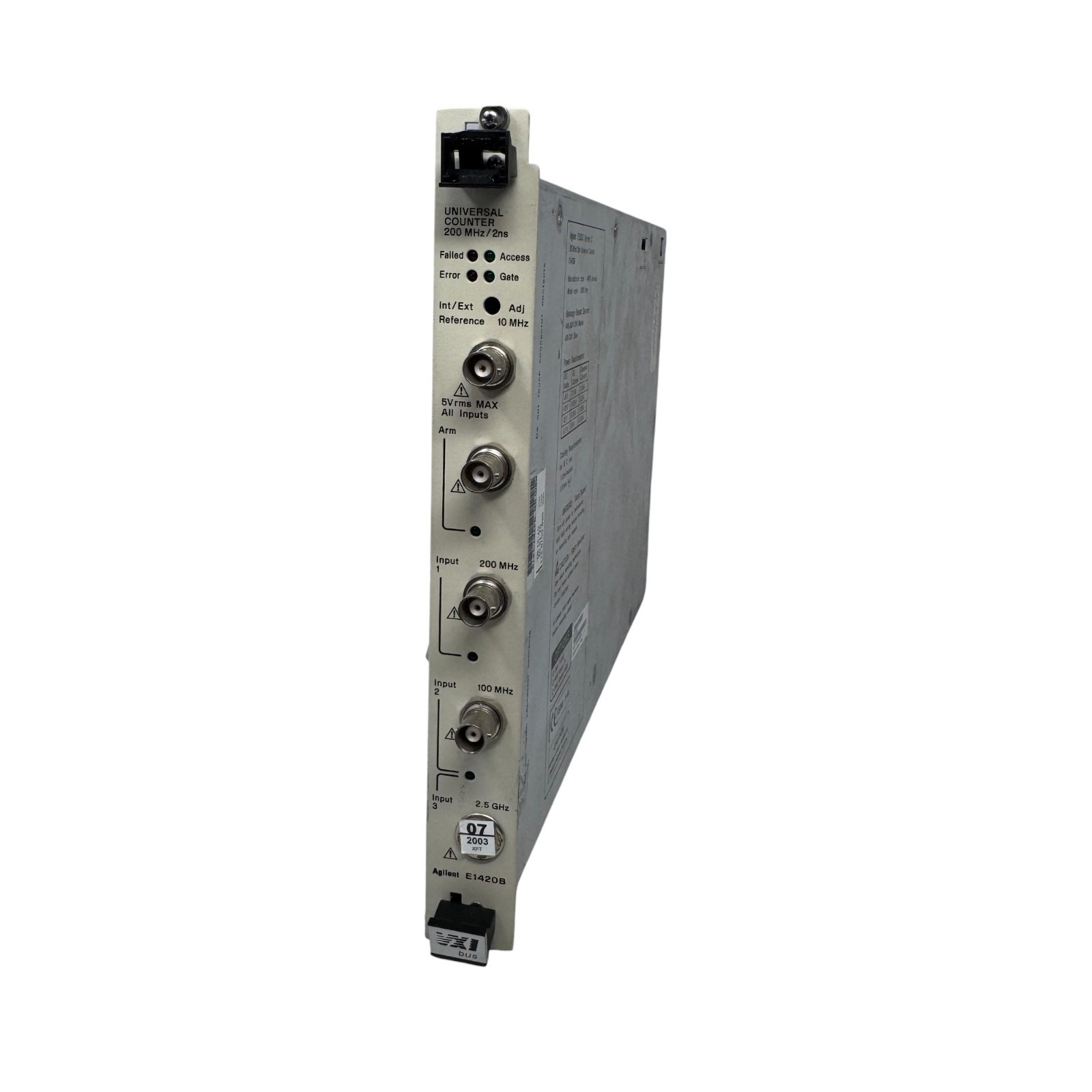 Agilent E1420B High-Performance Universal Counter 200 MHz / 2 ns VXI Module