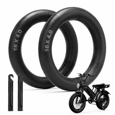 Bike Inner Tube 16 inch Bike Tube 16x4.0 Fat Tire Tube 2 Pack Electric Bike T...