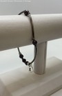 Sterling 925 Garnet & Rhinestone St. Jude Bracelet 5.1g — photo 2