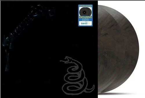 METALLICA BLACK ALBUM WALMART SOME BLACKER CLEAR MARBLE USA 2LP SEALED