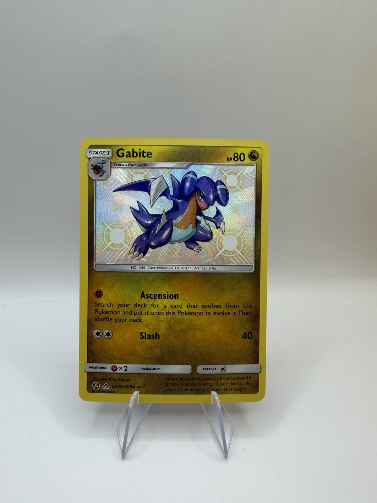 Gabite SV39/SV94 Shiny Rare Hidden Fates Shiny Vault Pokemon Holo NM/M