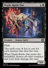 x4 Death-Rattle Oni - March of the Machines: The Aftermath - NM - MTG
