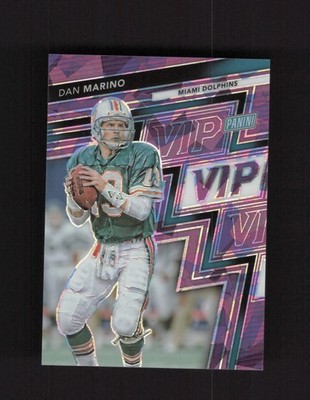 2025 Panini National Convention Gold Pack VIP #38 Dan Marino Purple Sparkle #/50