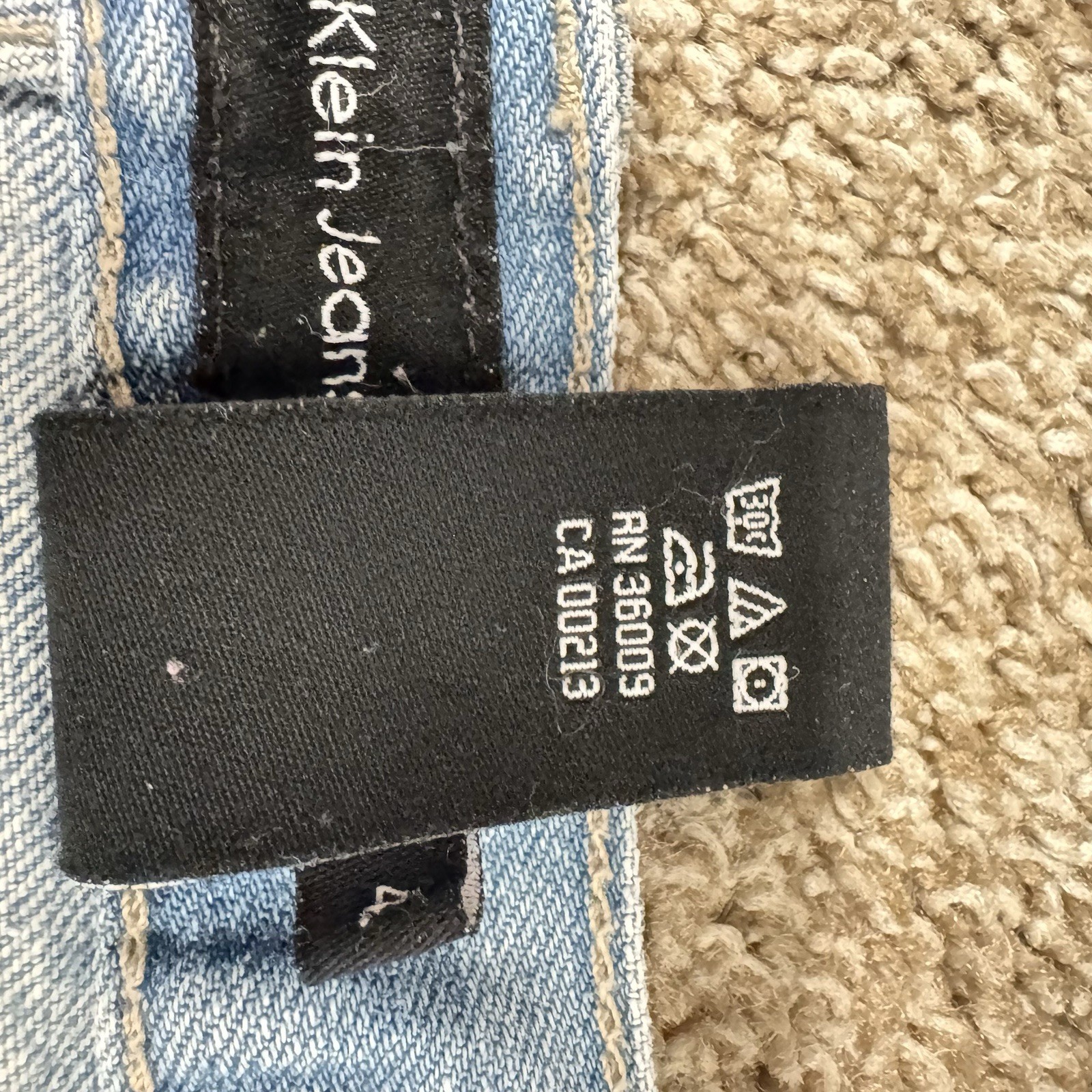 Vintage 90s Calvin Klein High Rise Boot Cut Jeans Iconic Denim thumbnail 12