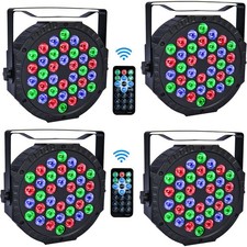 Stage Lights 36 LED Par Lights RGB Stage Lighting Uplights 7 Modes DJ Light S...