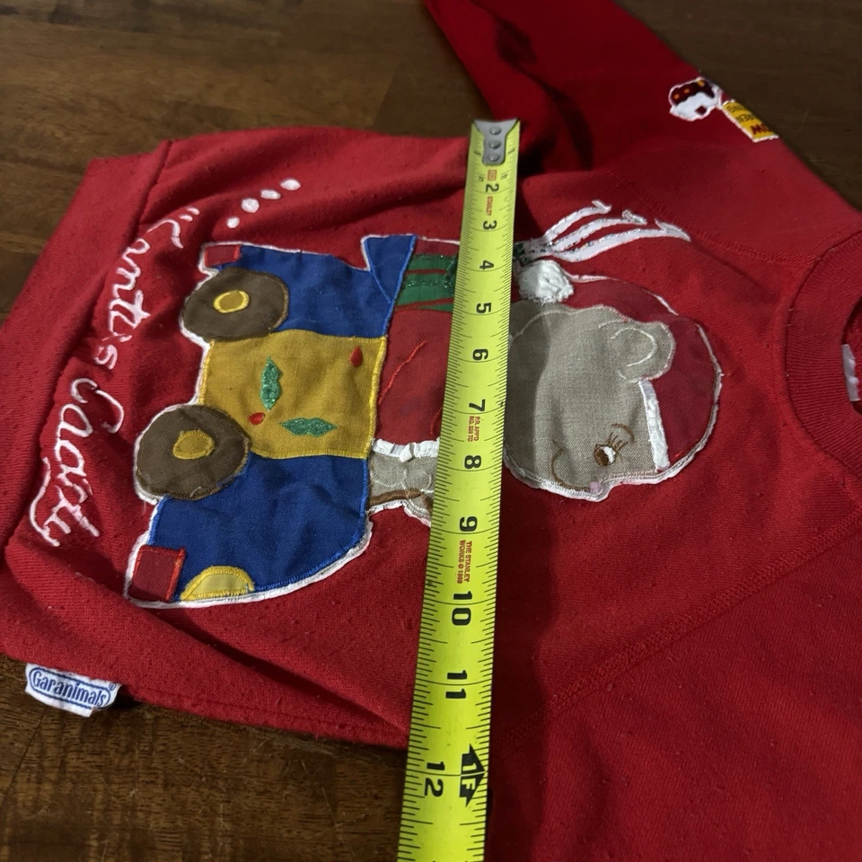 Suéter Bebé Garannimals Vintage Papá Noel Caddy Hecho en Estados Unidos 4t Foto 4 de 4