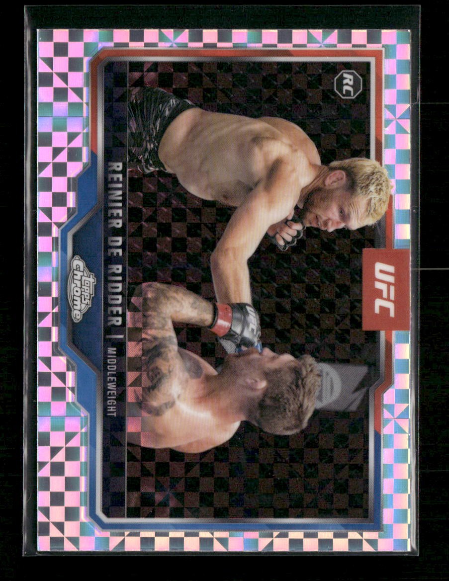 Reinier de Ridder 2025 Topps Chrome UFC X-Fractor #185