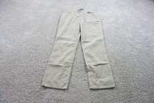 Polo Ralph Lauren Pants Mens 34x32 Beige Chino Flat Front Corduroy Cotton Blend