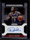 2021-22 Panini Prizm Ben McLemore Sensational Signatures Auto Autograph #SS-BMC