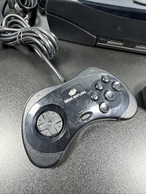 Sega Saturn MK-80000 Video Game Console Bundle with 2 Controllers (4) Games