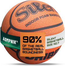 Silent Basketball Size 7- Grooved Dribble Dream Silent Basketball, Pro PU Form I